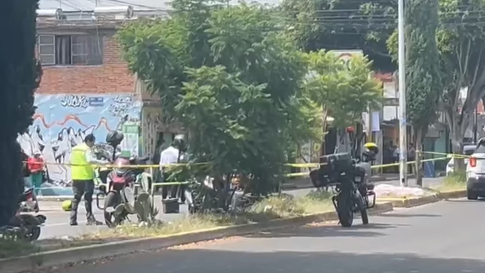 Accidente entre motociclistas en la Col. Loma Linda, Puebla.