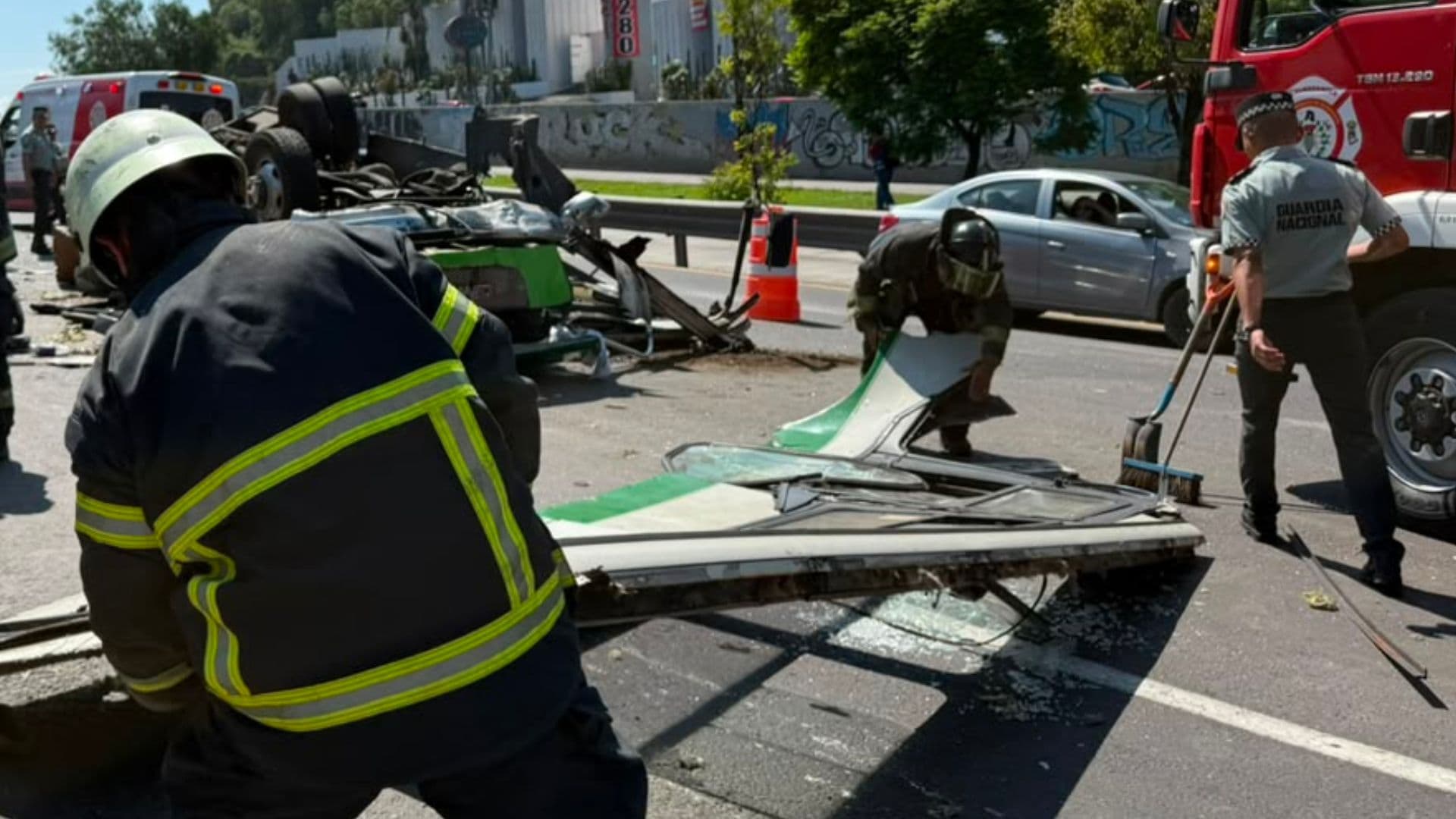 Accidente en la México-Pachuca.