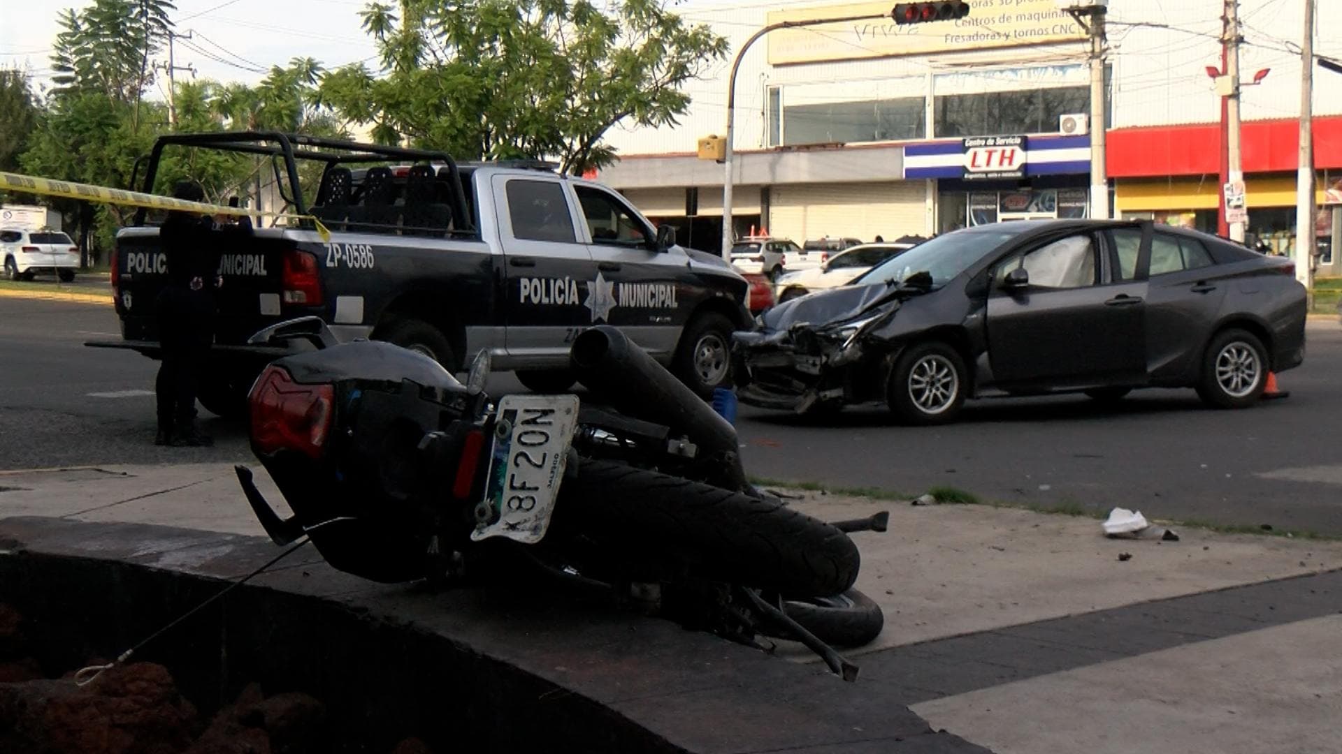 Accidente en motocicleta Zapopan