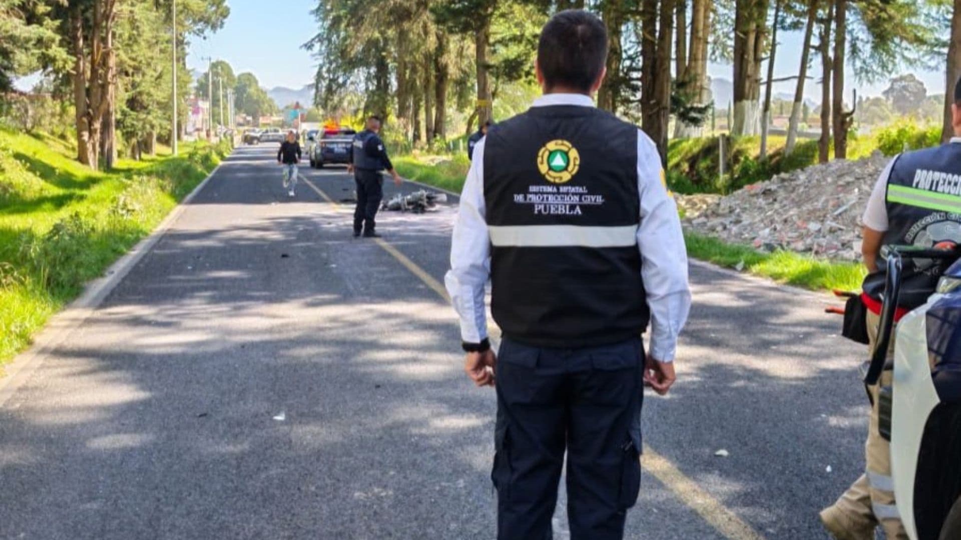 Accidente Choque Automóvil Motocicleta Muerto Mujer Embarazada Crisis San José Zaragoza Puebla
