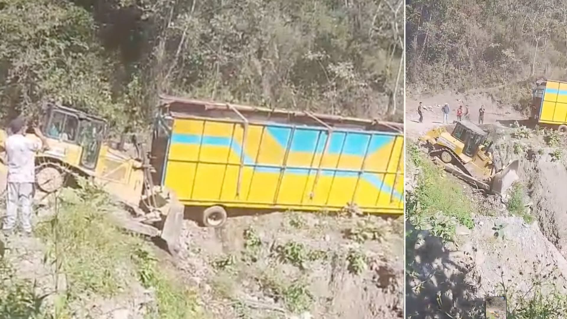 Accidente tramo carretero Paciotla-Xochimilco perteneciente al municipio de Pahuatlán
