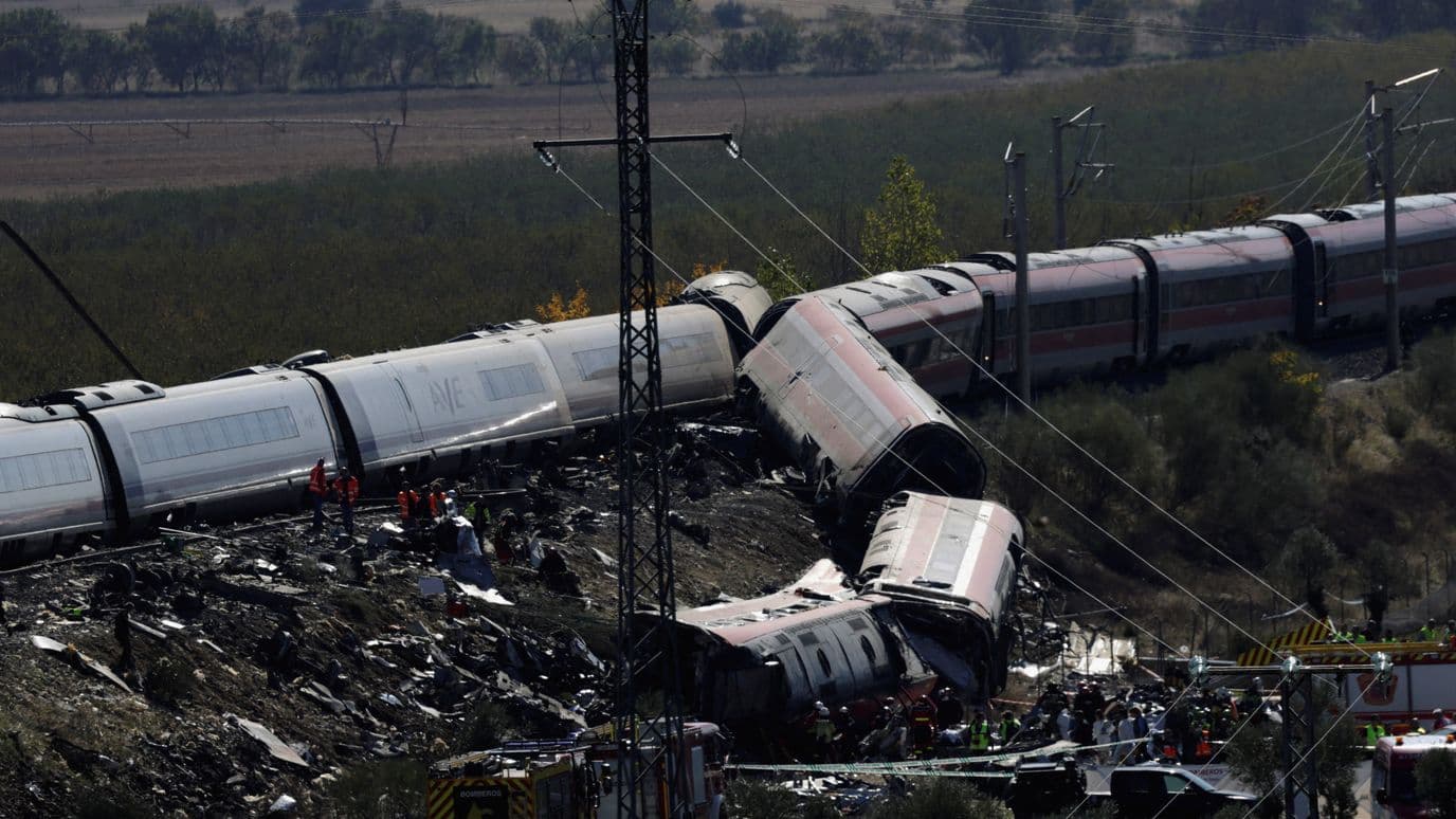 Accidente de trenes en Toledo, España