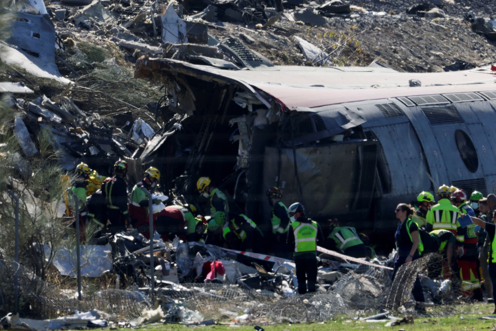 Accidente de trenes en Toledo, España
