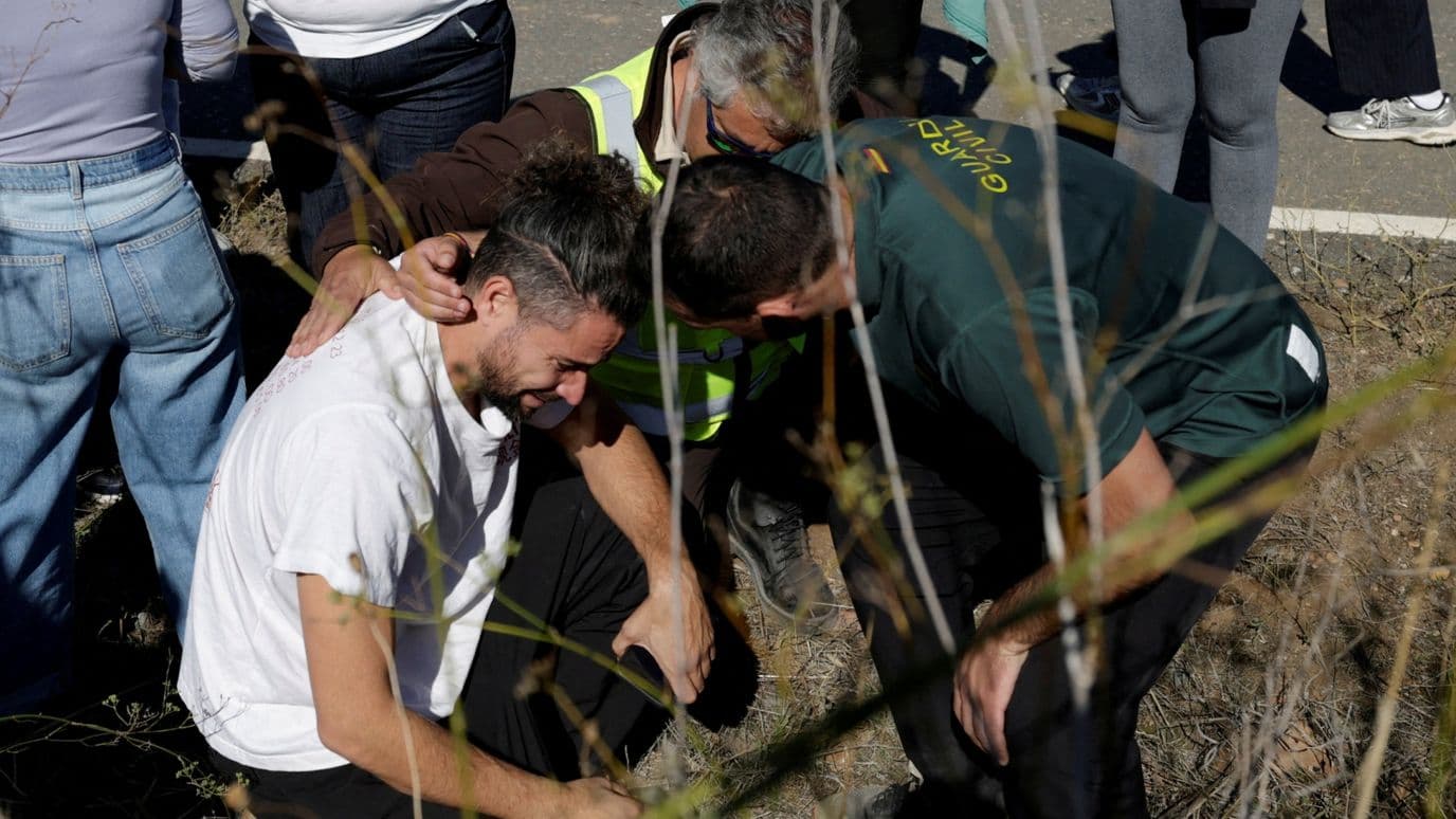 Pareja de una persona desaparecida durante accidente de trenes
