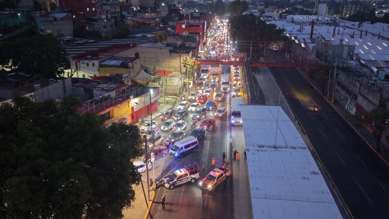 Accidente en la Vía Morelos hoy 10 de agosto 2026