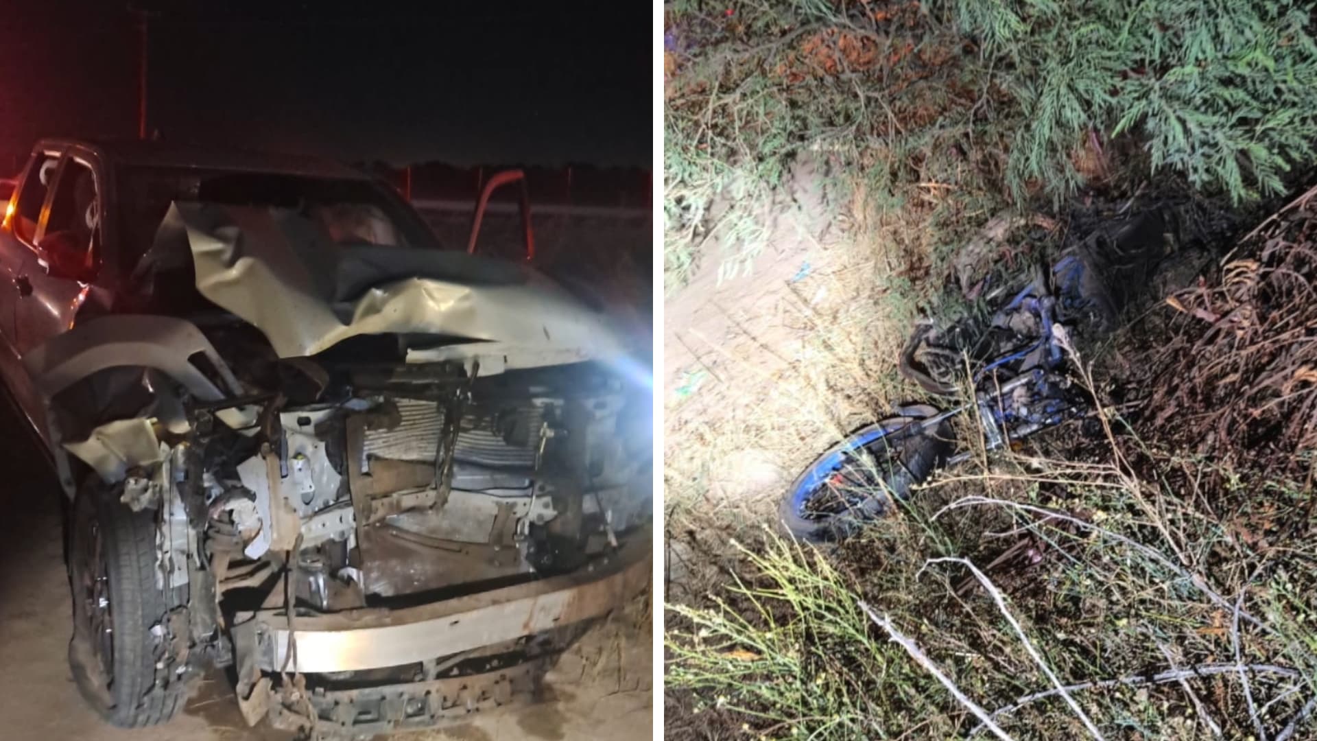 Mueren Dos Adolescentes en Choque de Motos y Camioneta en Los Algodones, Mexicali