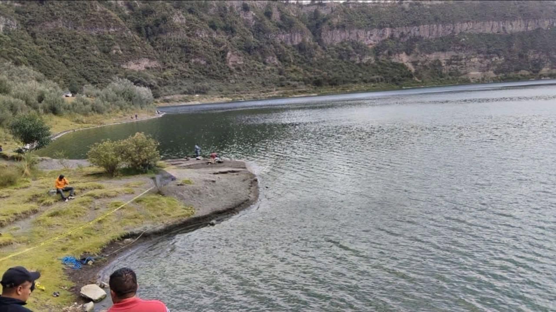 Muerto Ahogado Adolescente Menor 14 Años Cayó Laguna de Aljojuca Puebla