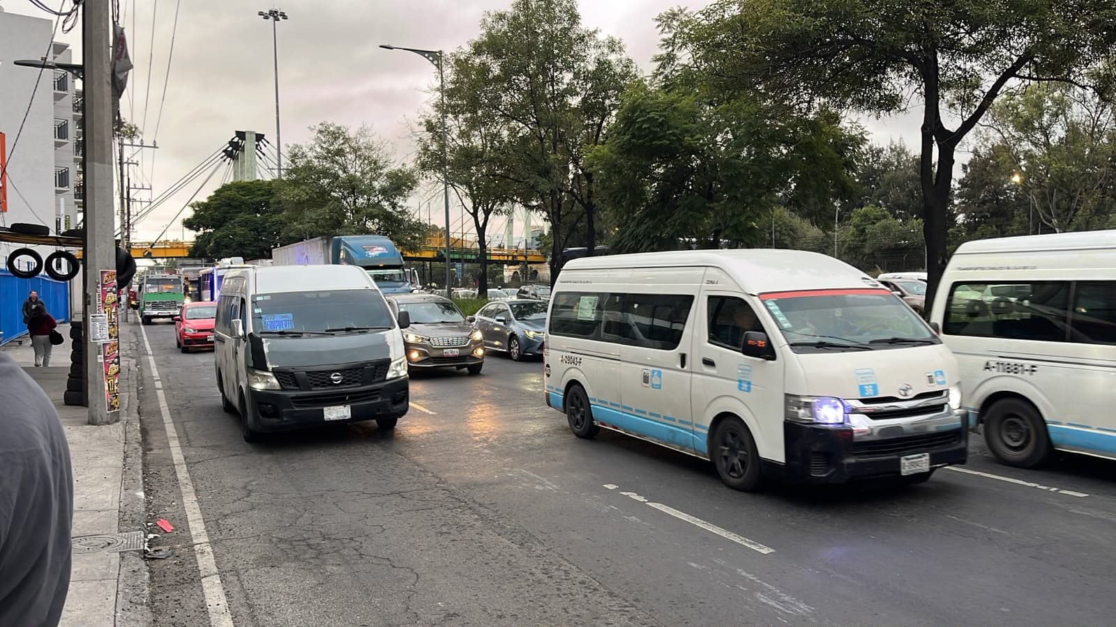 Accidente en la Calzada Ignacio Zaragoza.