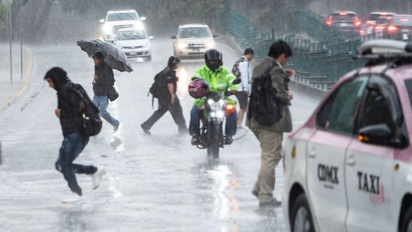Lluvia en la CDMX
