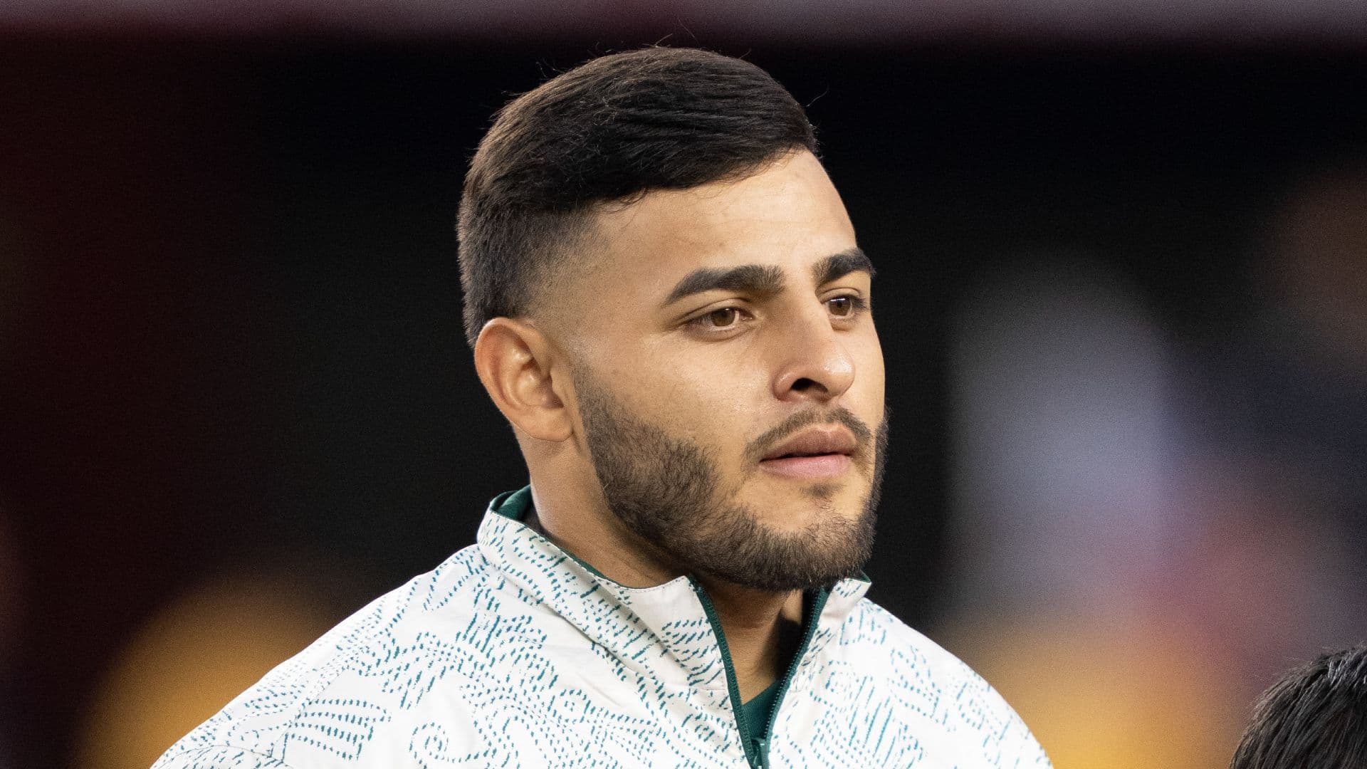 Alexis Vega en un partido con la Selección Mexicana
