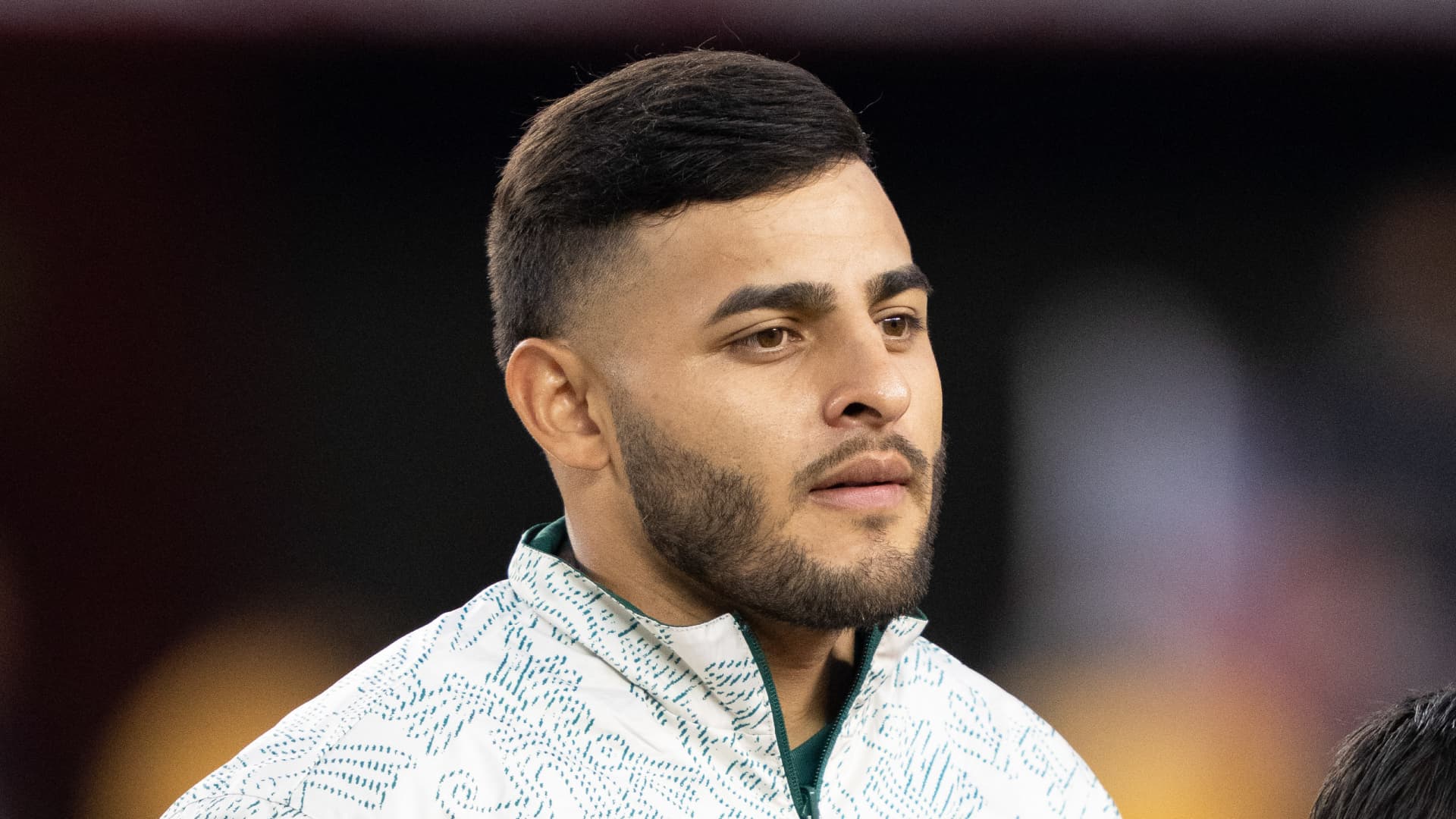 Alexis Vega en un partido con la Selección Mexicana