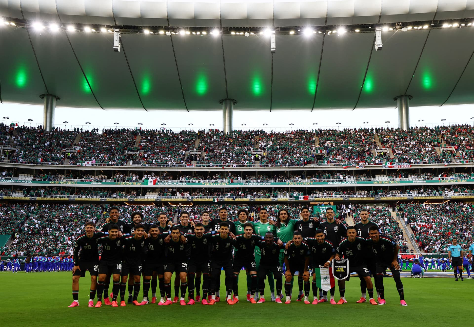 Selección Nacional en el partido México vs Corea del Sur
