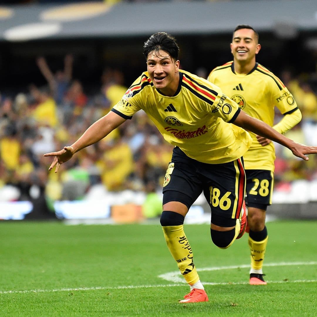 Diego Arriaga, jugador del América, durante un partido de Liga MX