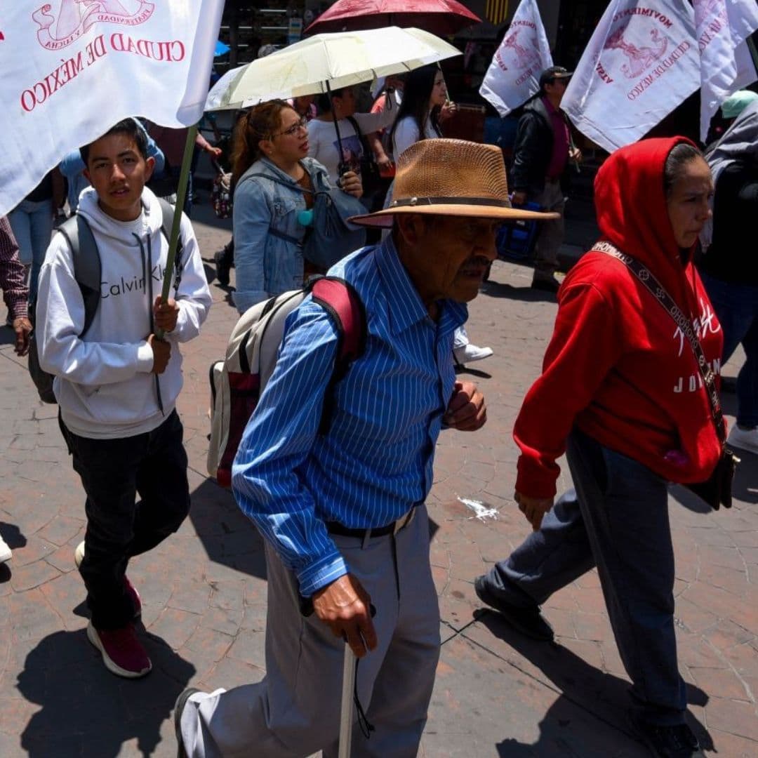 Antorchistas de la Ciudad de México.