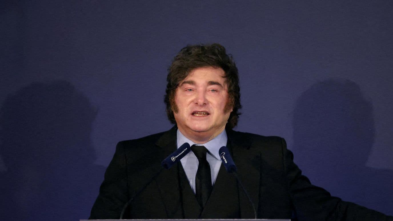 Presidente Javier Milei. Foto: Reuters