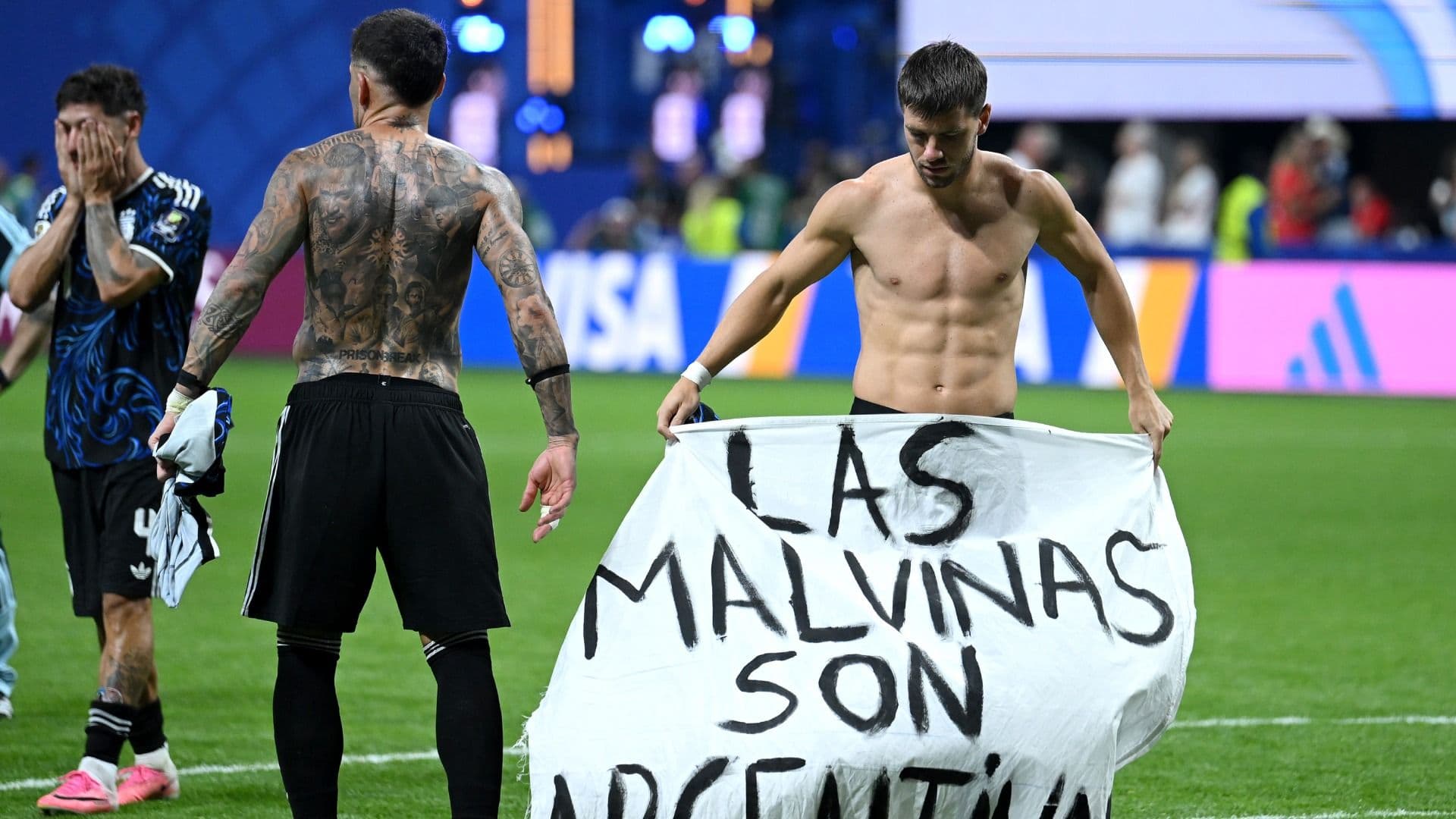 Futbolistas de Argentina politizaron el partido de semifinales contra Inglaterra