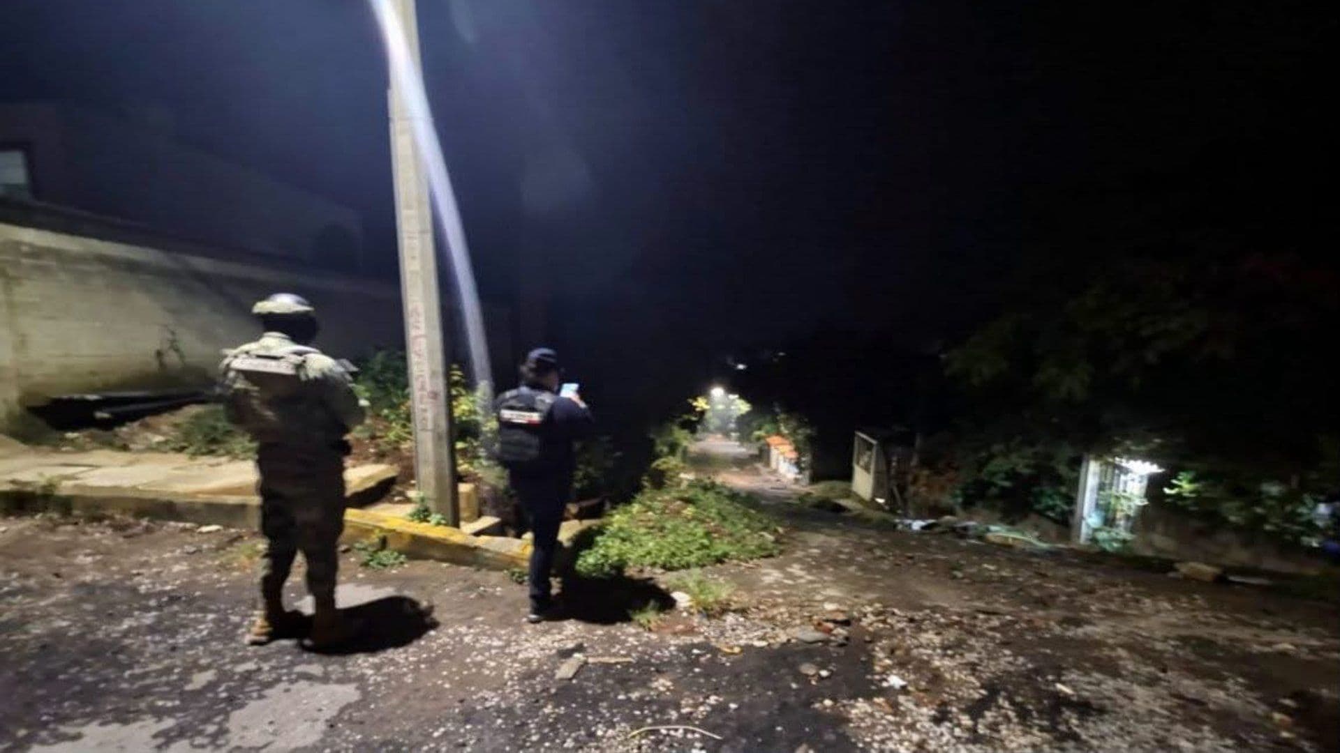 Hombre en arroyo de Córdoba