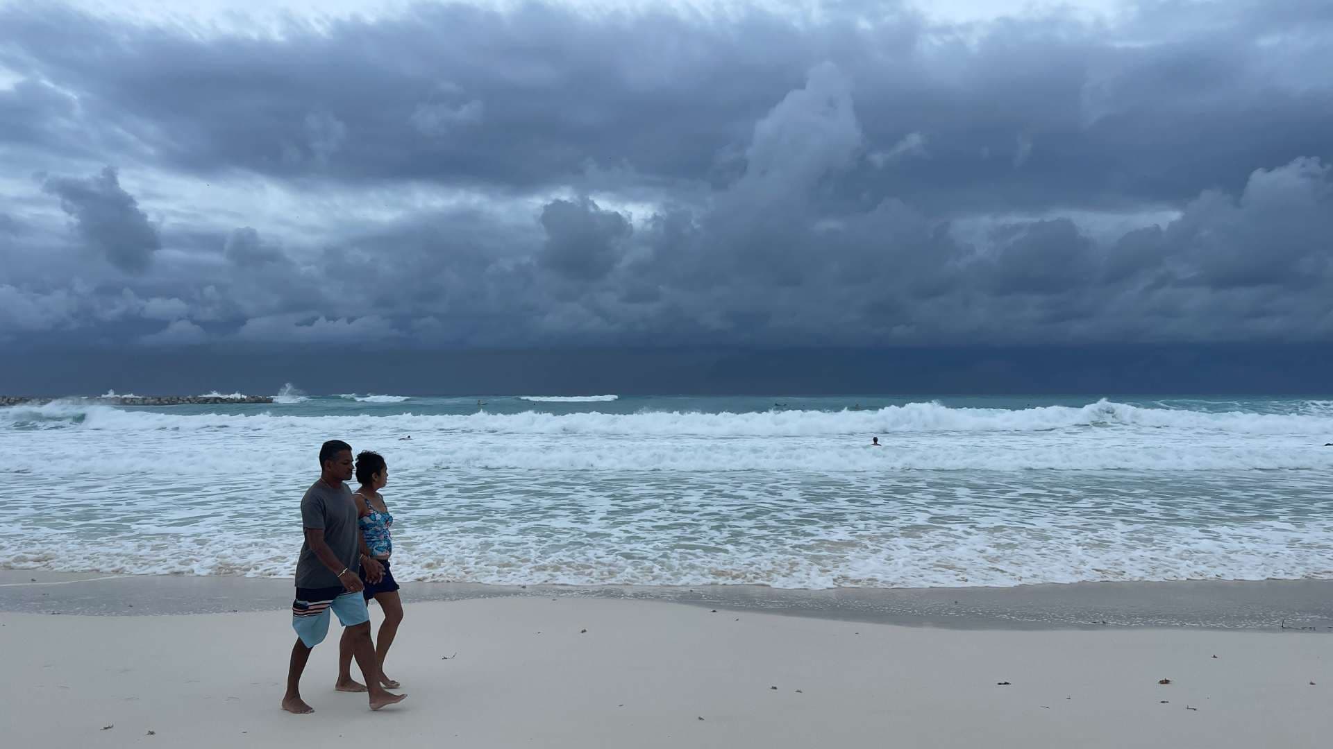 Cielo nublado previo a tormenta en Quintana Roo en noviembre 2022. Foto: Cuartoscuro | Archivo