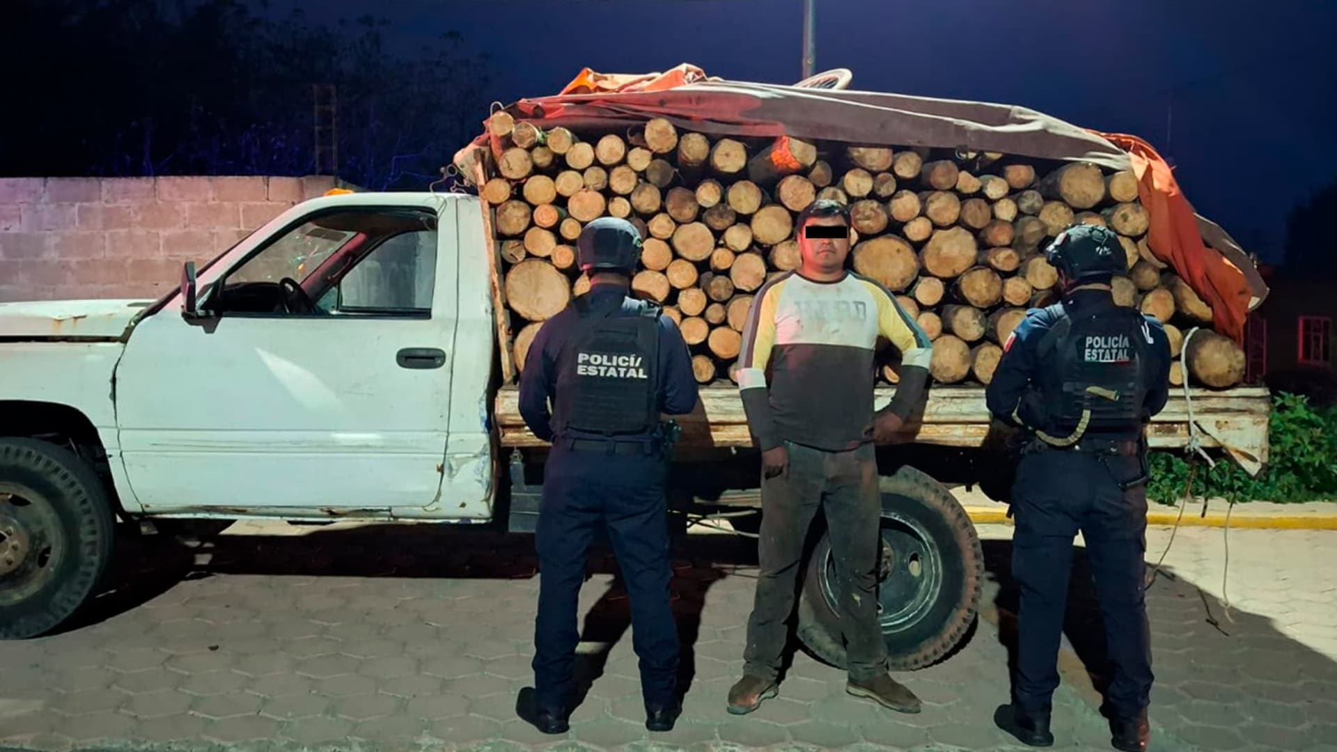 Cuatro Detenidos 300 Troncos Pino 131 Costales Carbón Asegurados Oriental Tlatlauquitepec Puebla