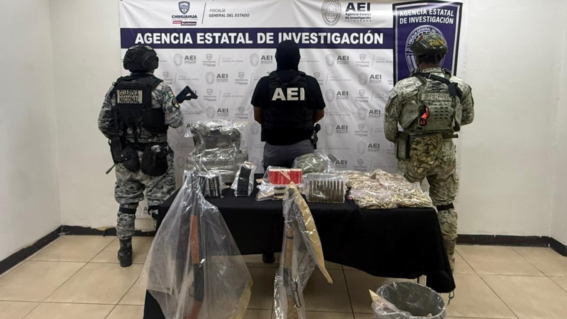 El cateo se realizó en la calle Sierra Mazapil y Cordillera del Cáucaso