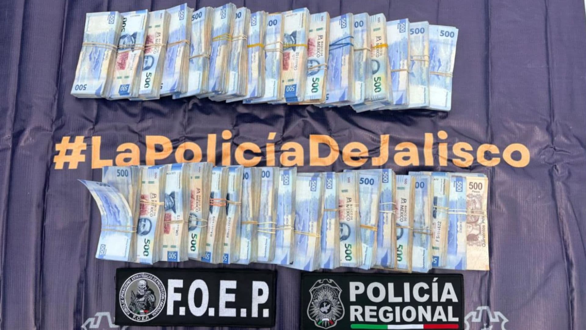 Casi dos millones de pesos asegurados en Tonalá.