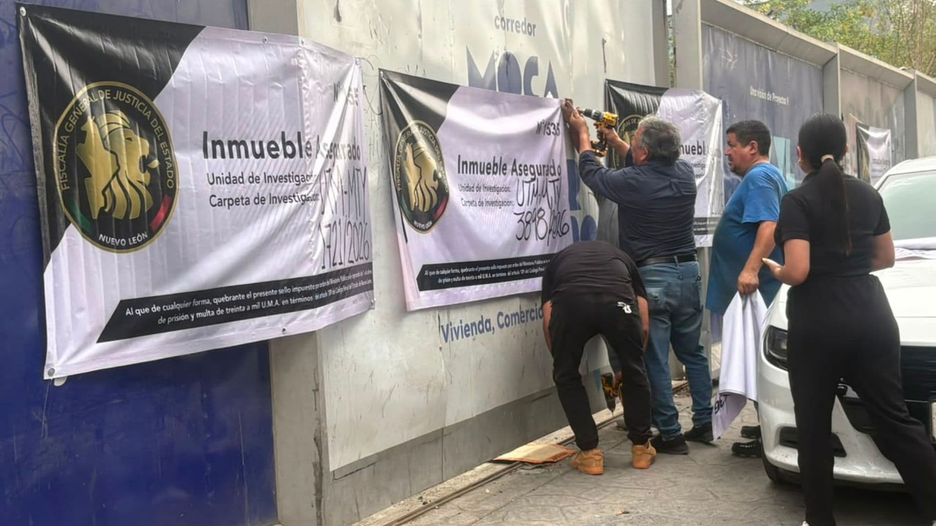 Aseguran inmueble