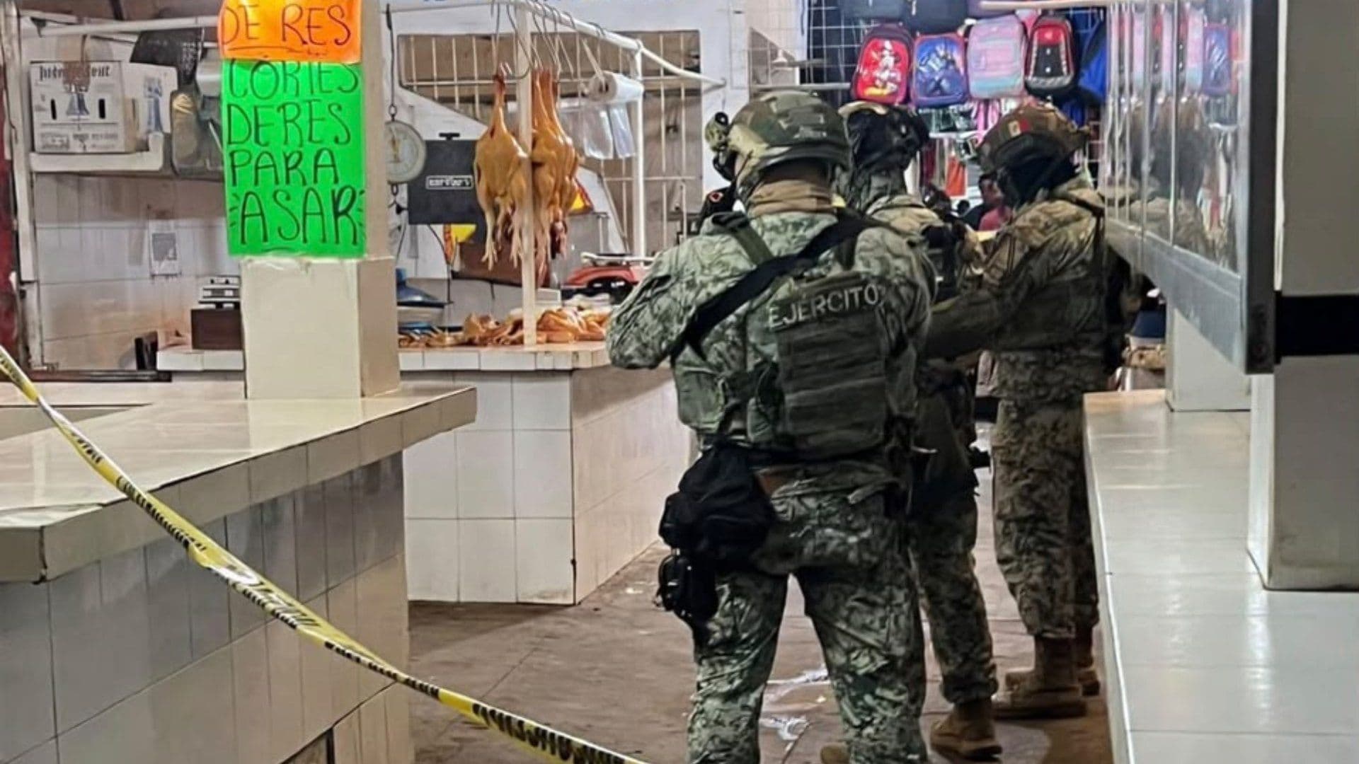 Asesinan a Comerciante Dentro de Mercado Municipal de Tempoal, Veracruz