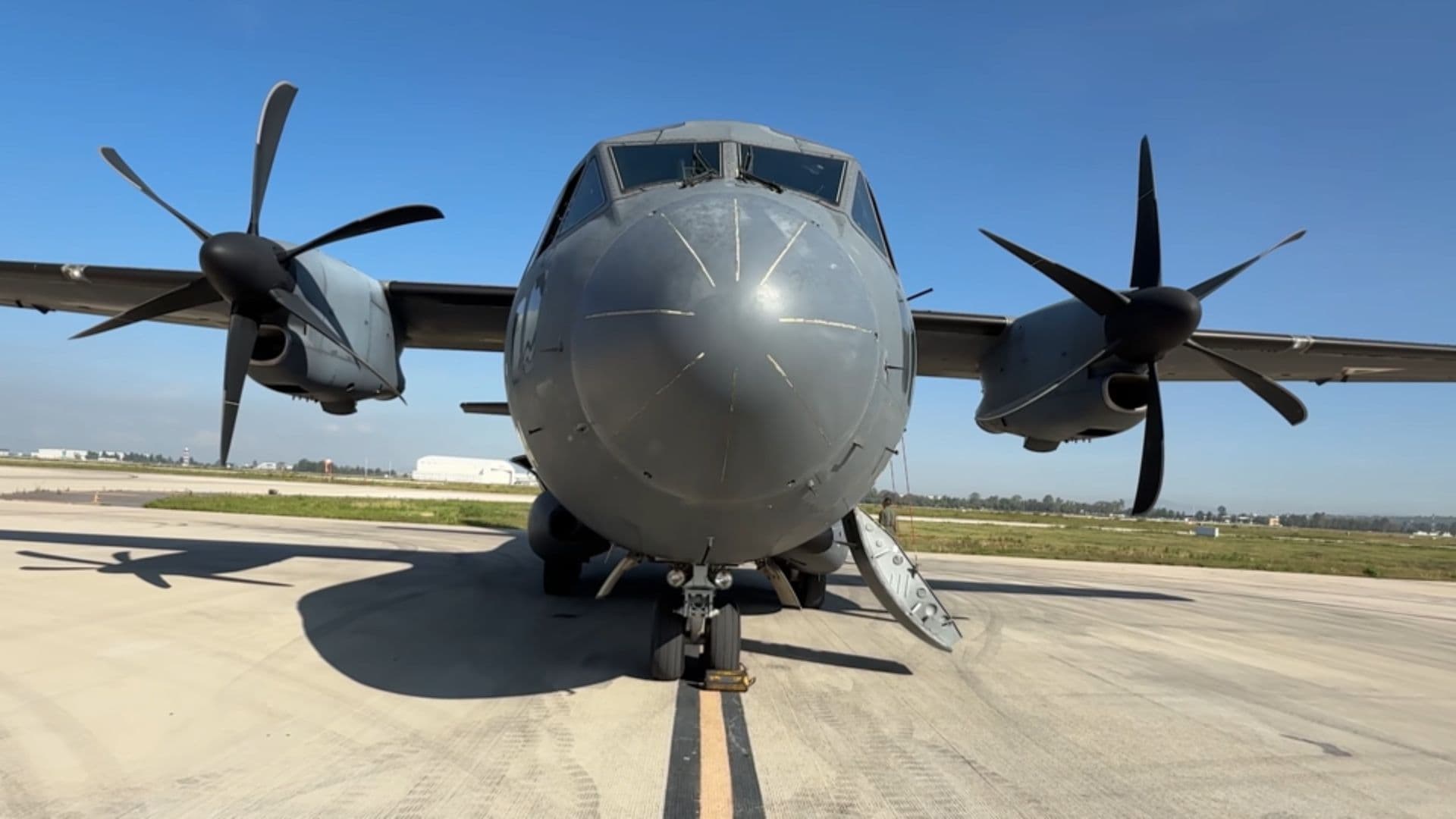 Avión de la Fuerza Aérea Mexicana.