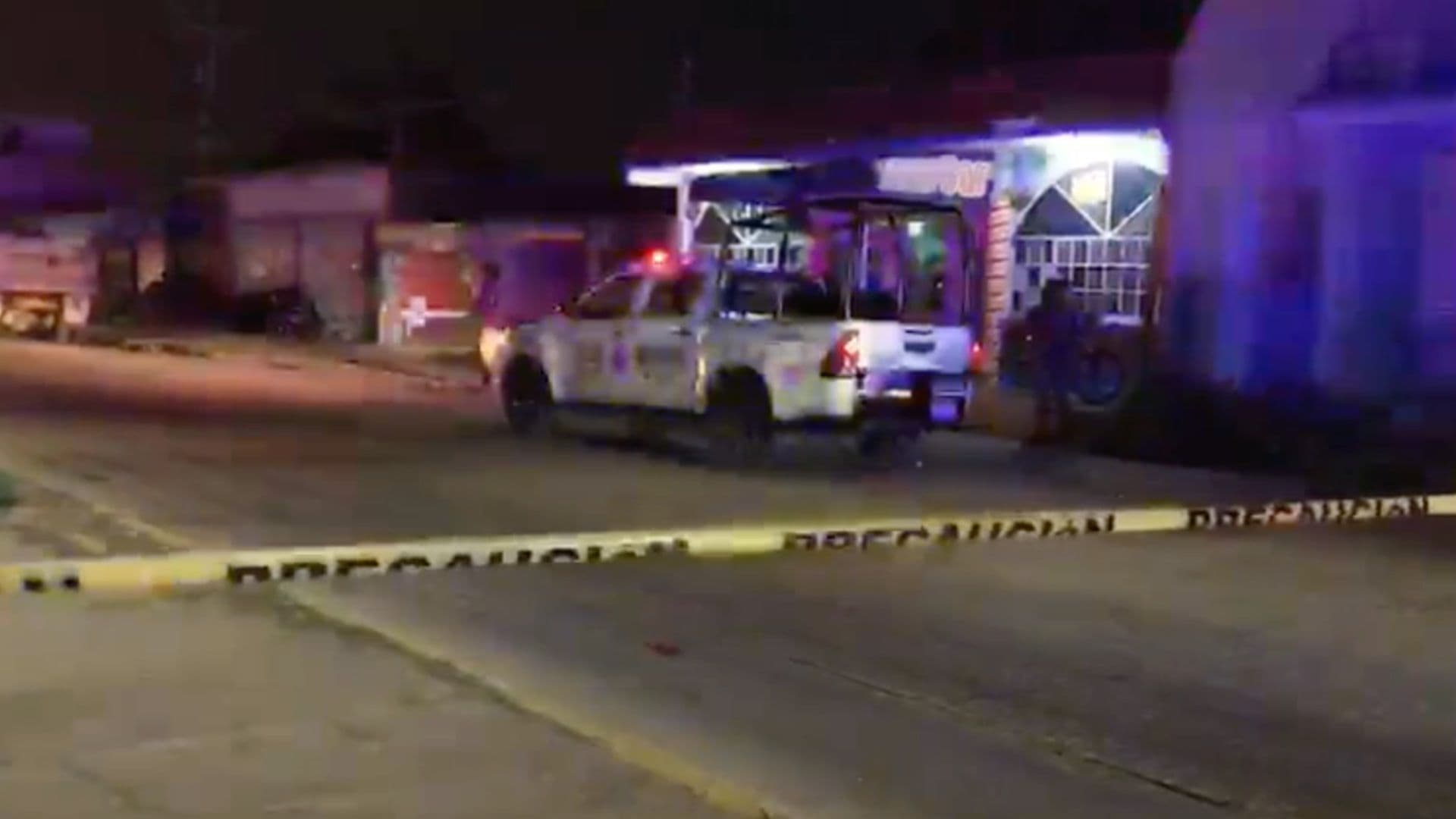 Movilización y acordonamiento por ataque armado en un bar de Coatzacoalcos