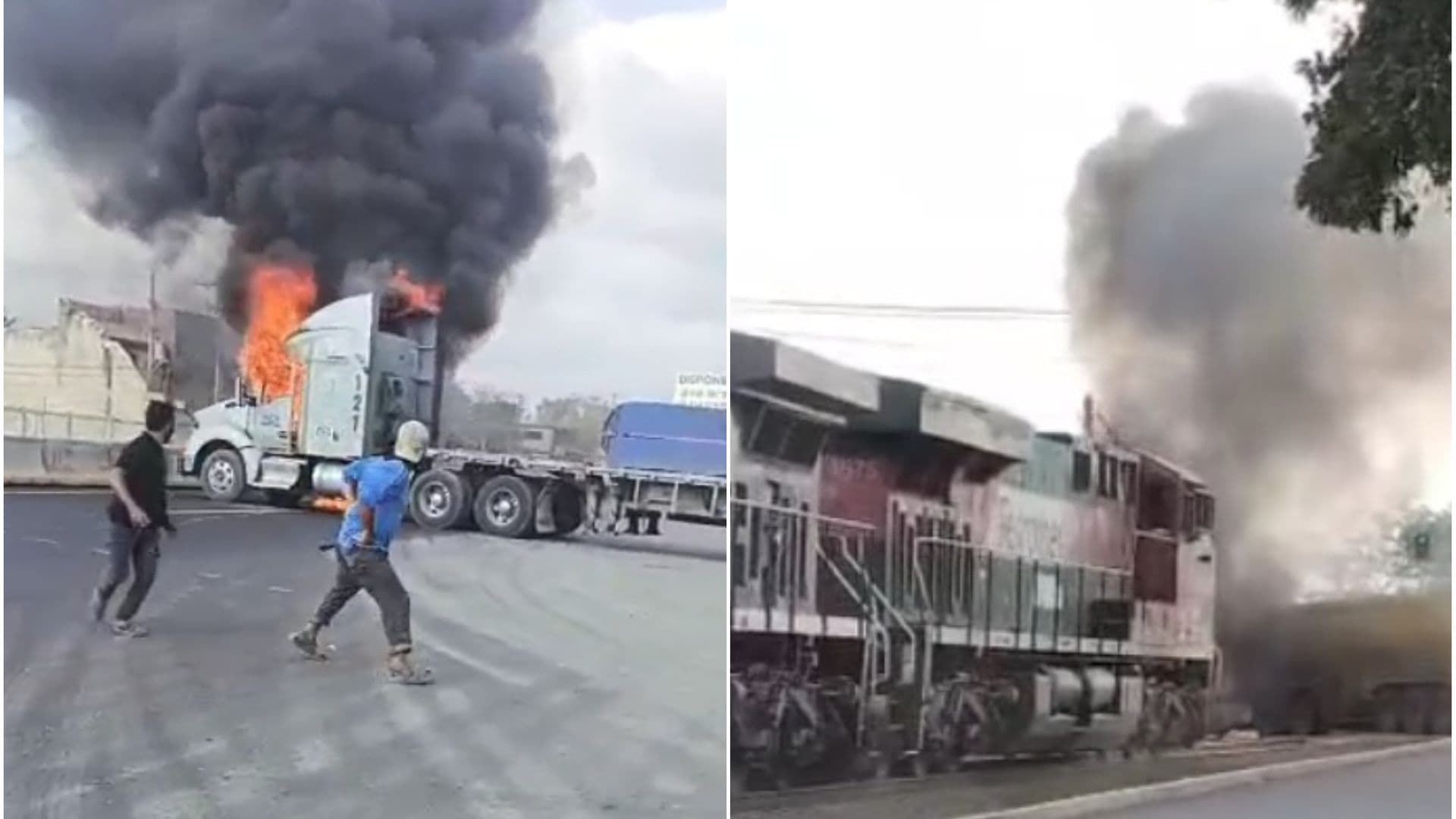 Hombres armados bloquean carreteras en Colima
