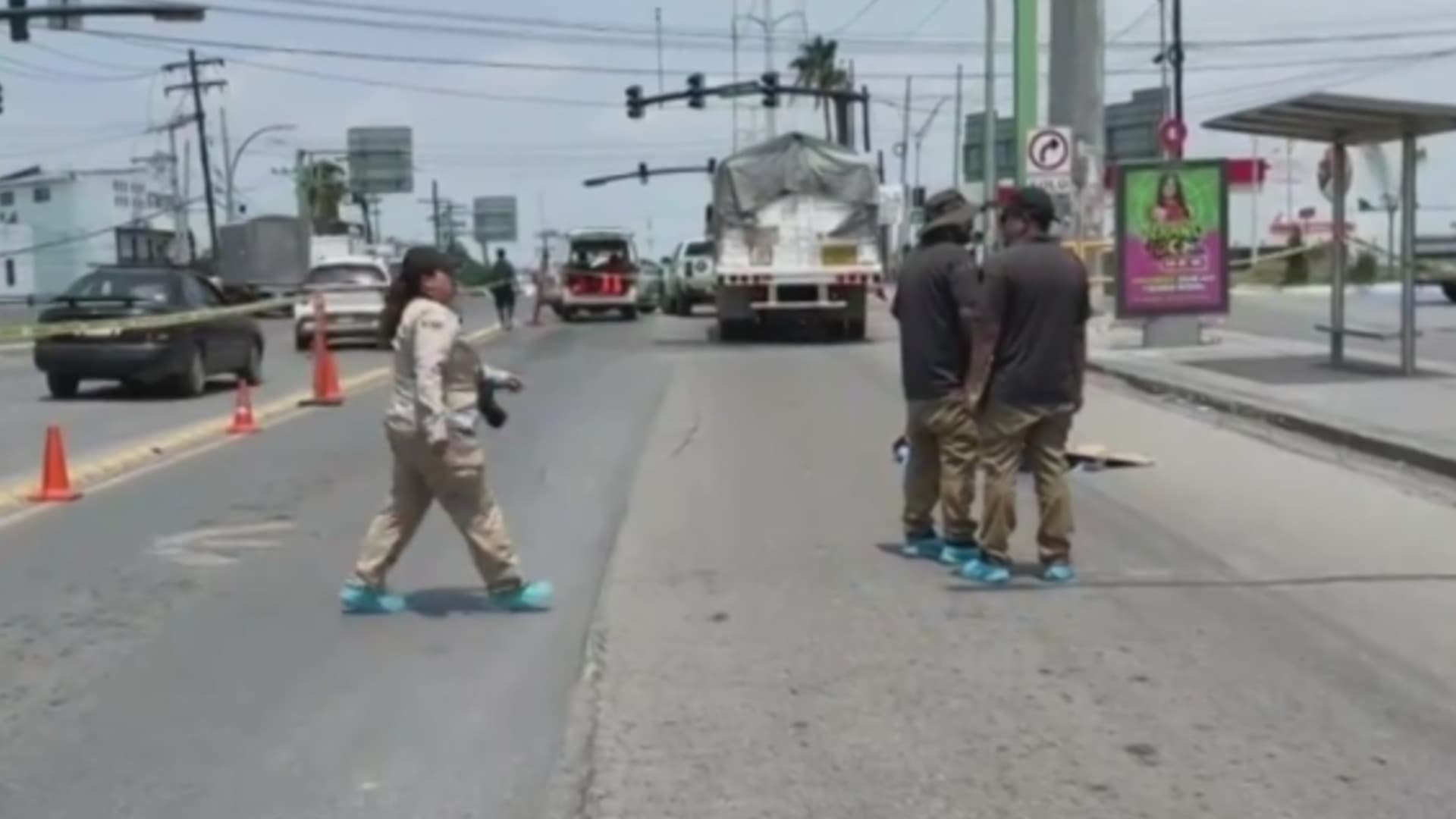 Acordonan avenida Ruiz Cortines en Guadalupe por hombre atropellado