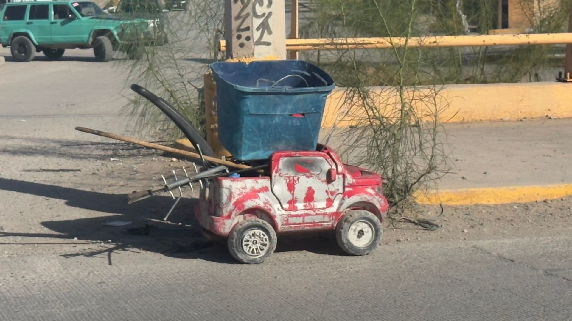 La víctima diariamente recorría la zona con un carrito en el que recolectaba fierro y botes para reciclar.