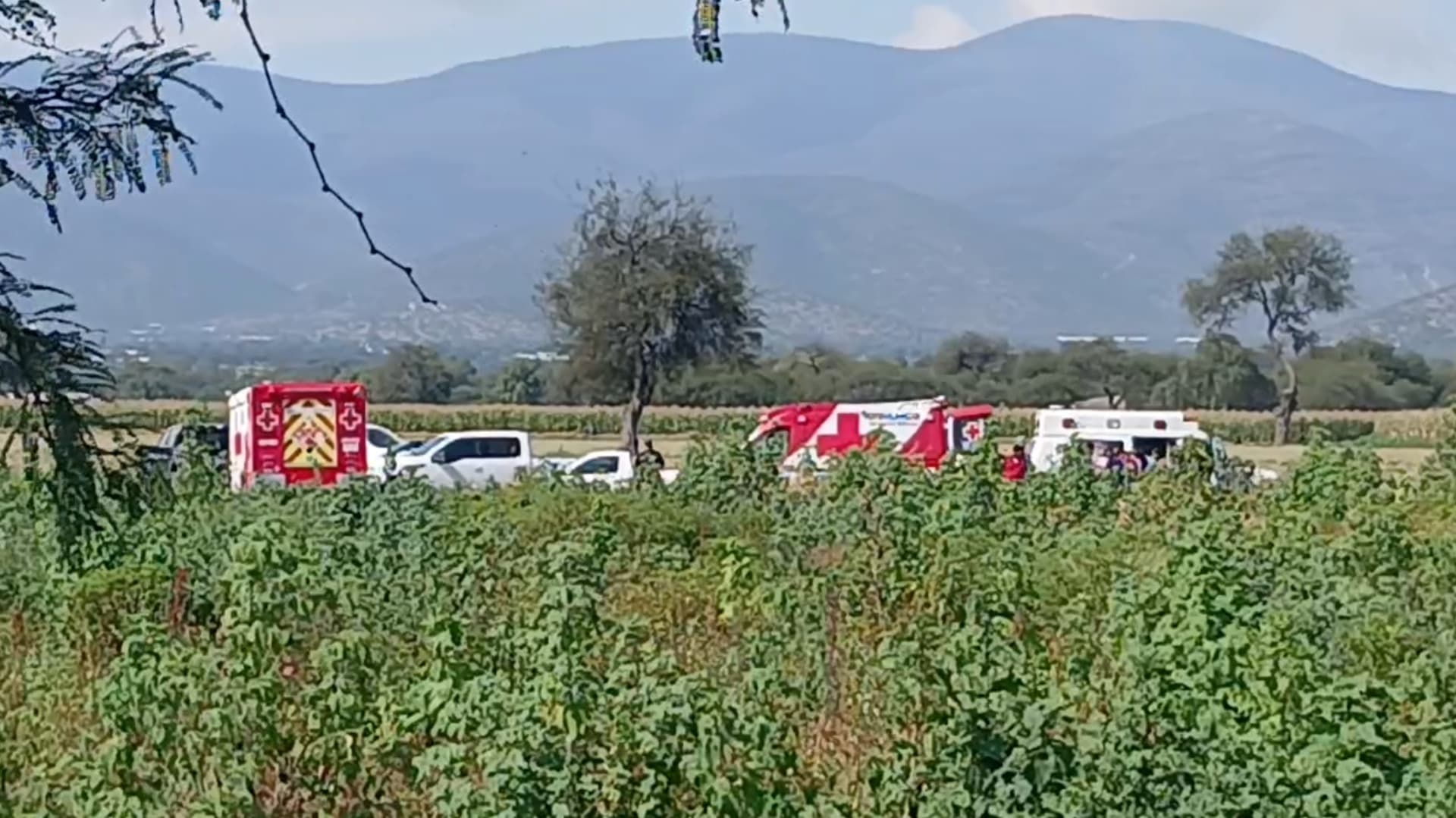 Accidente de campesino con tractor en Tehuacán.