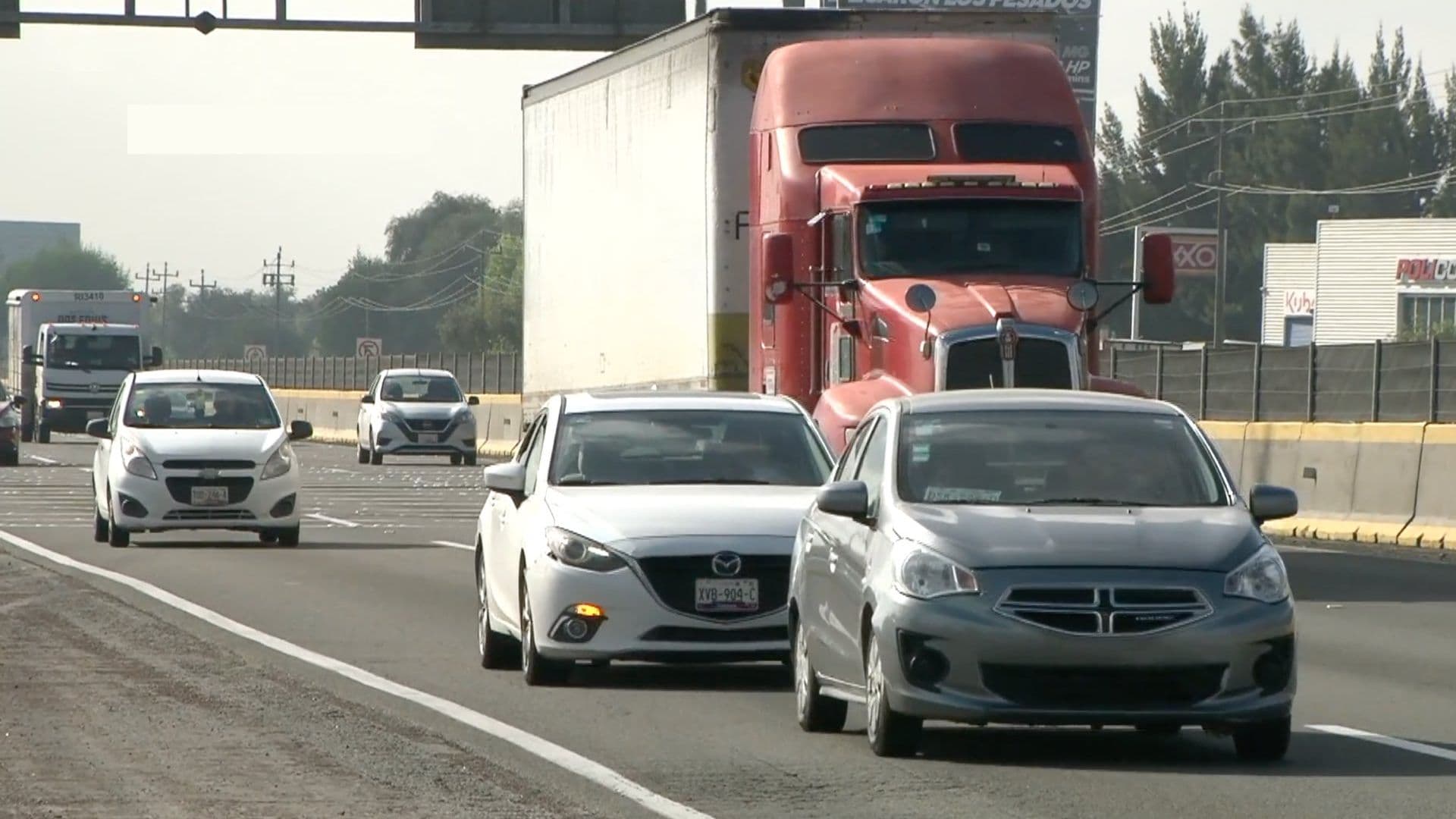 Cierres viales por obras civiles en la AUtopista México-Puebla