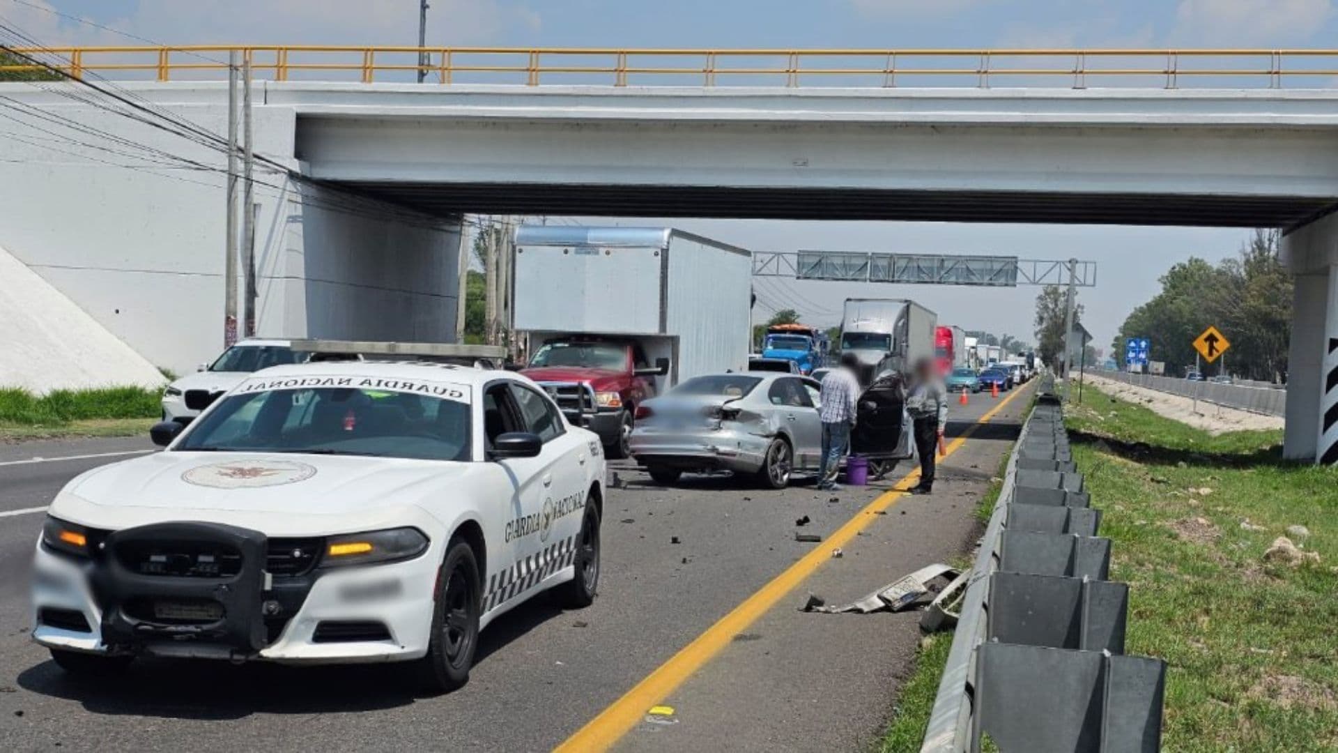 Accidente en la autopista México-Querétaro