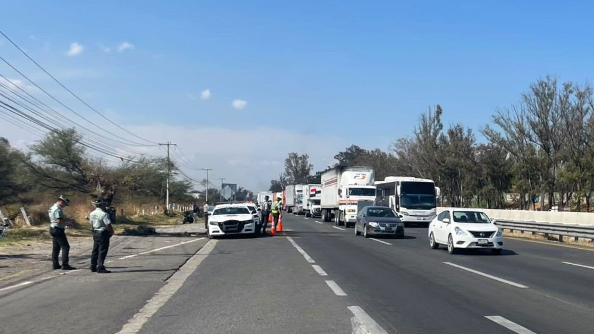 Accidente en la autopista México-Querétaro