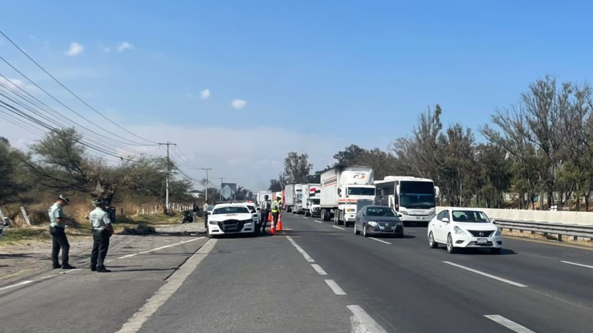 Accidente en la autopista México-Querétaro