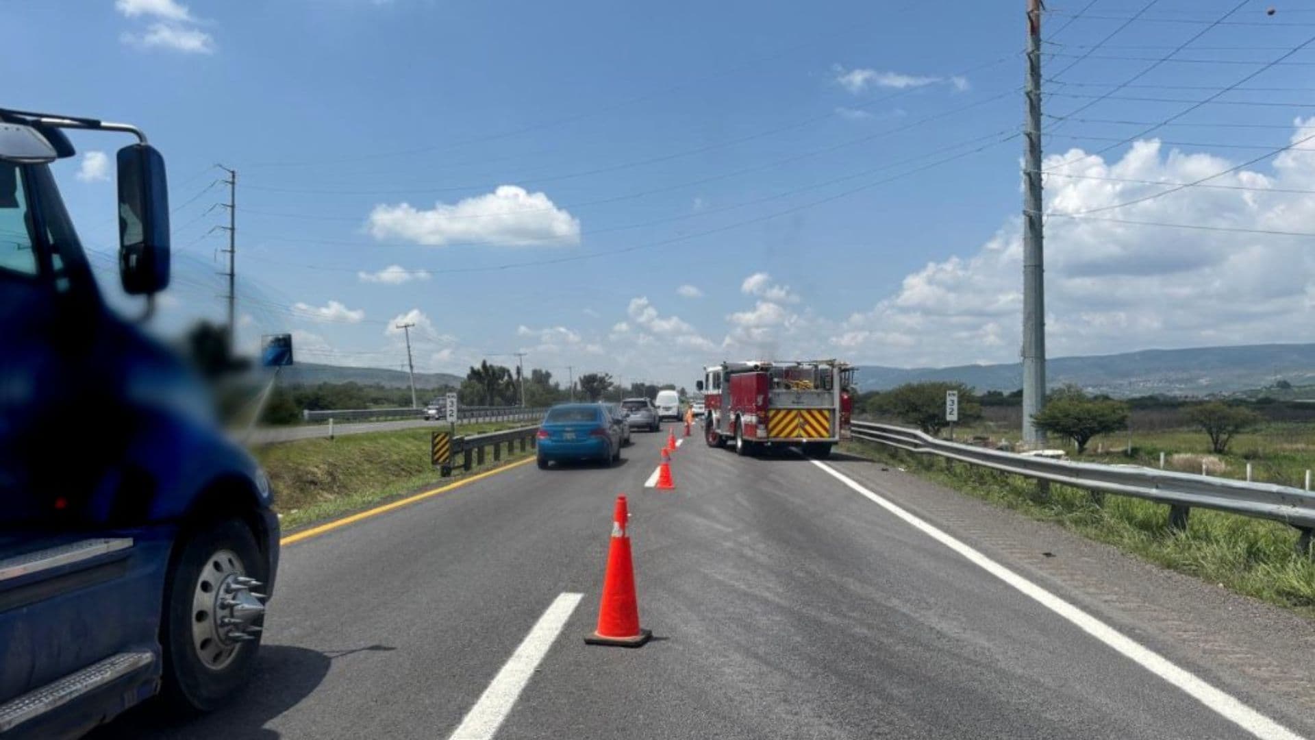 Accidente en la autopista México-Querétaro