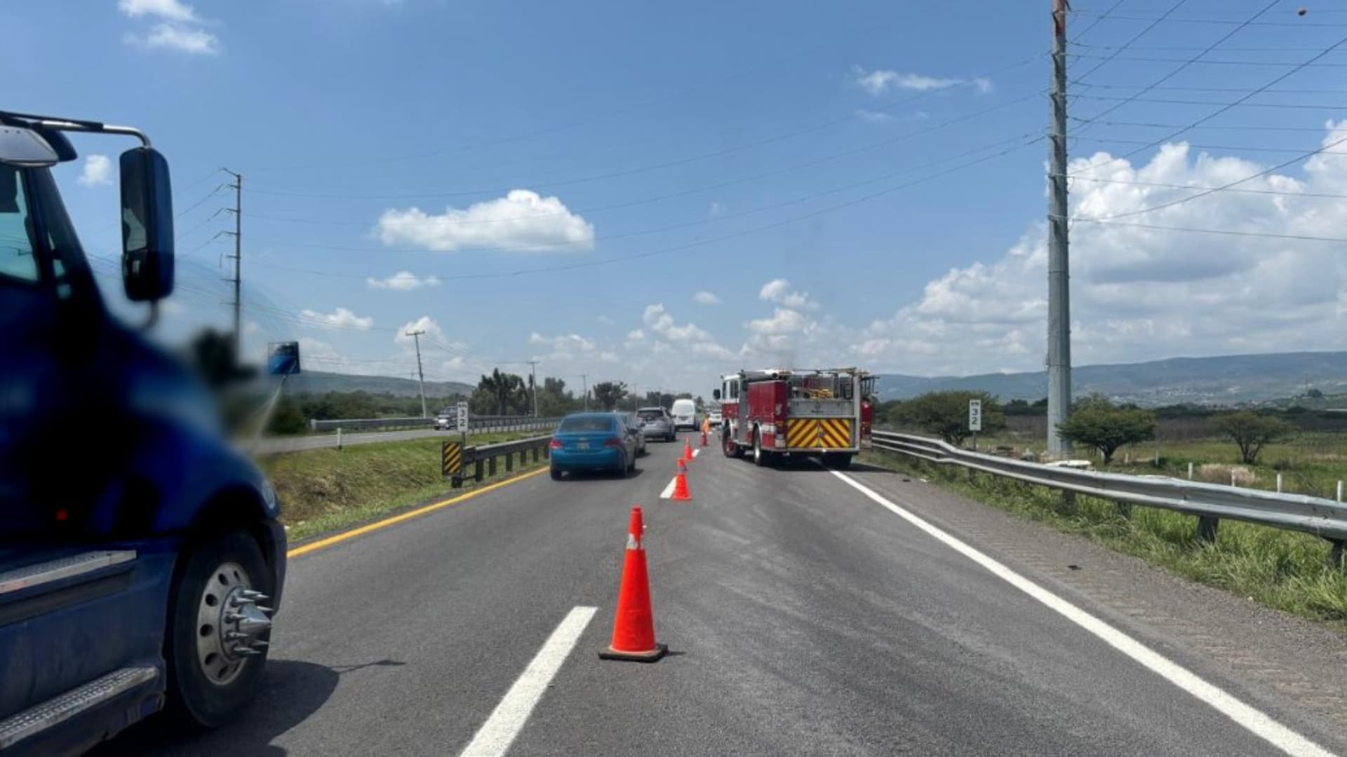 Accidente en la autopista México-Querétaro