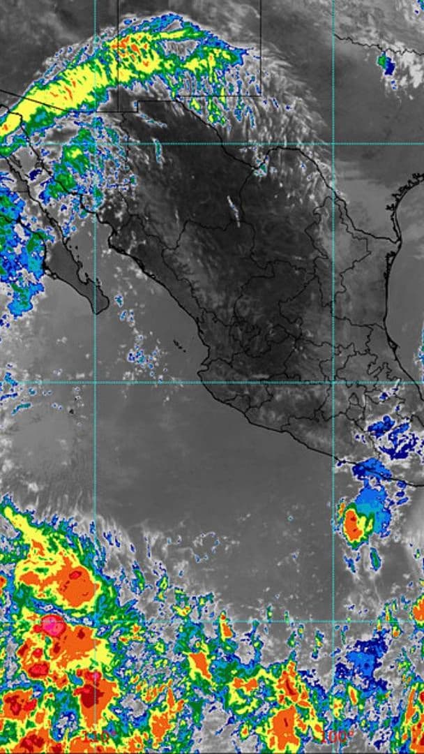 Imagen de satélite de la República Mexicana el 28 de mayo de 2026.