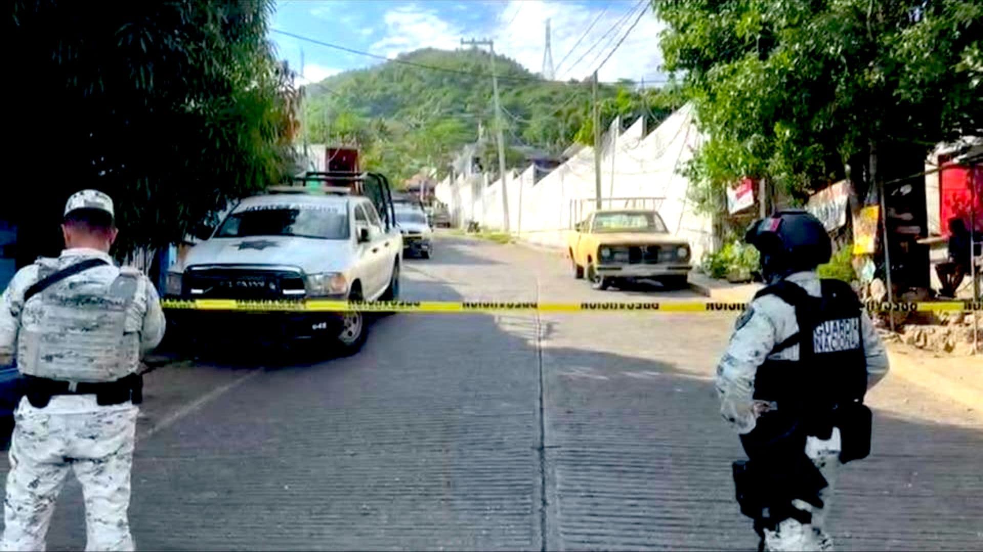 El enfrentamiento armado ocurrió frente a una escuela primaria de Acapulco, Guerrero