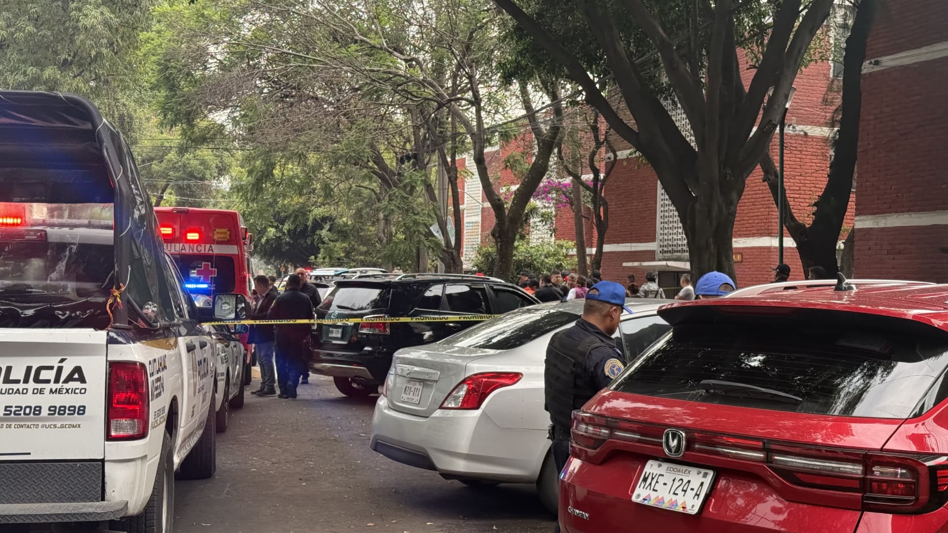 La balacera provocó alerta entre los vecinos de la alcaldía Azcapotzalco