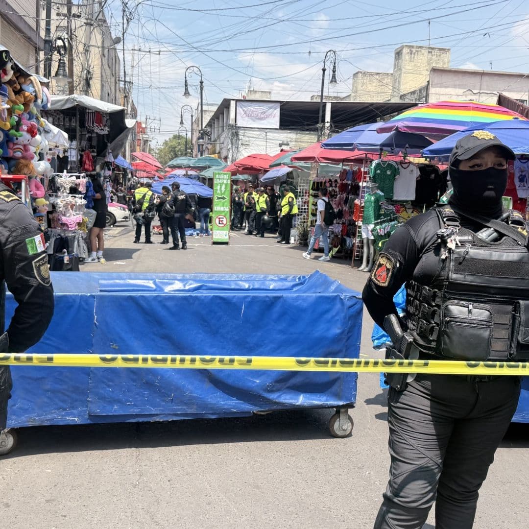 La balacera ocurrió en calles del Centro Histórico de CDMX