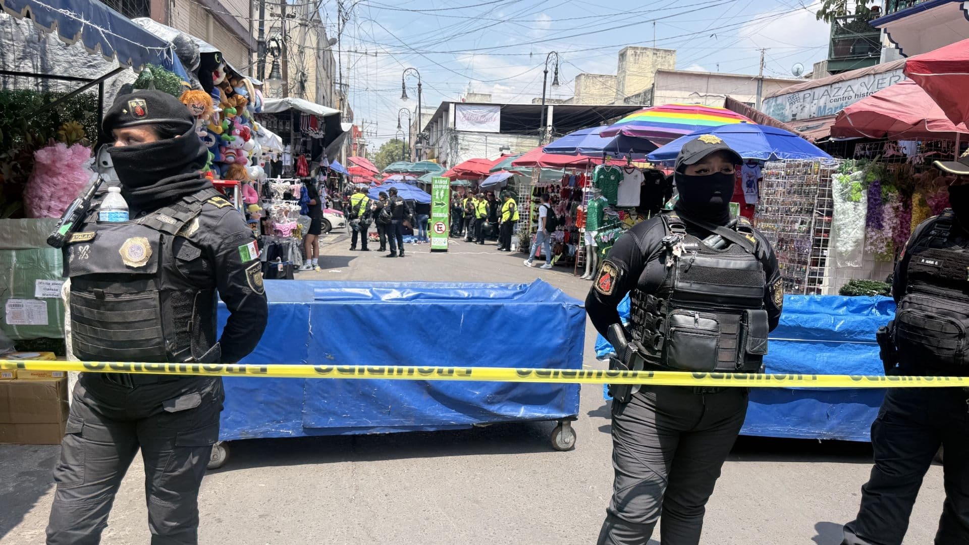 La balacera ocurrió en calles del Centro Histórico de CDMX