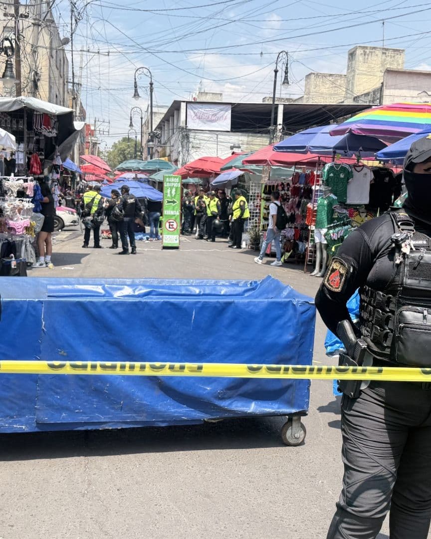 La balacera ocurrió en calles del Centro Histórico de CDMX