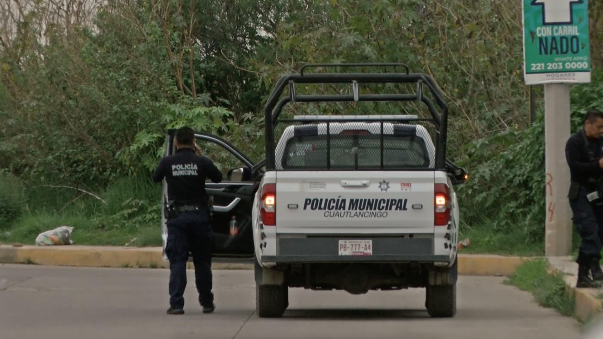 Balacera Policías Delincuentes Robo Vehículos Carga Sanctorum Cuautlancingo Puebla