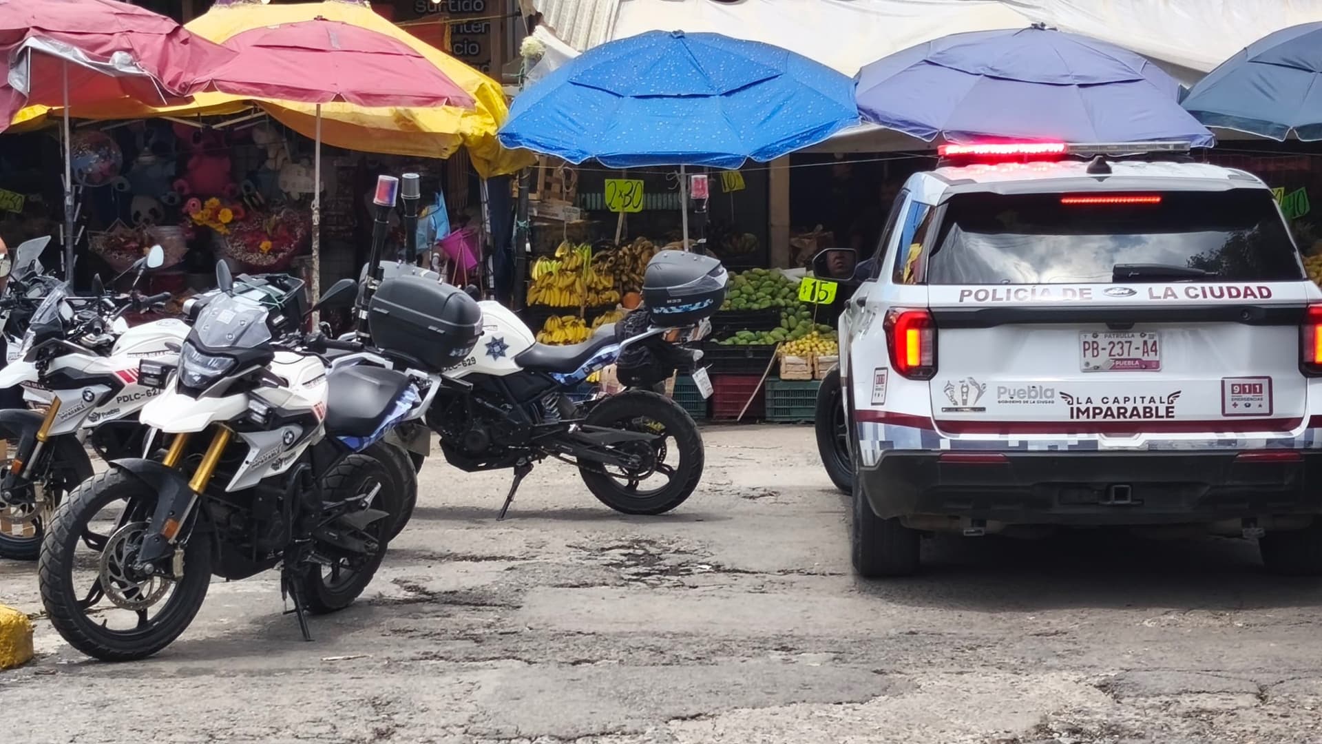 Mercado Morelos disparos hoy en Puebla.