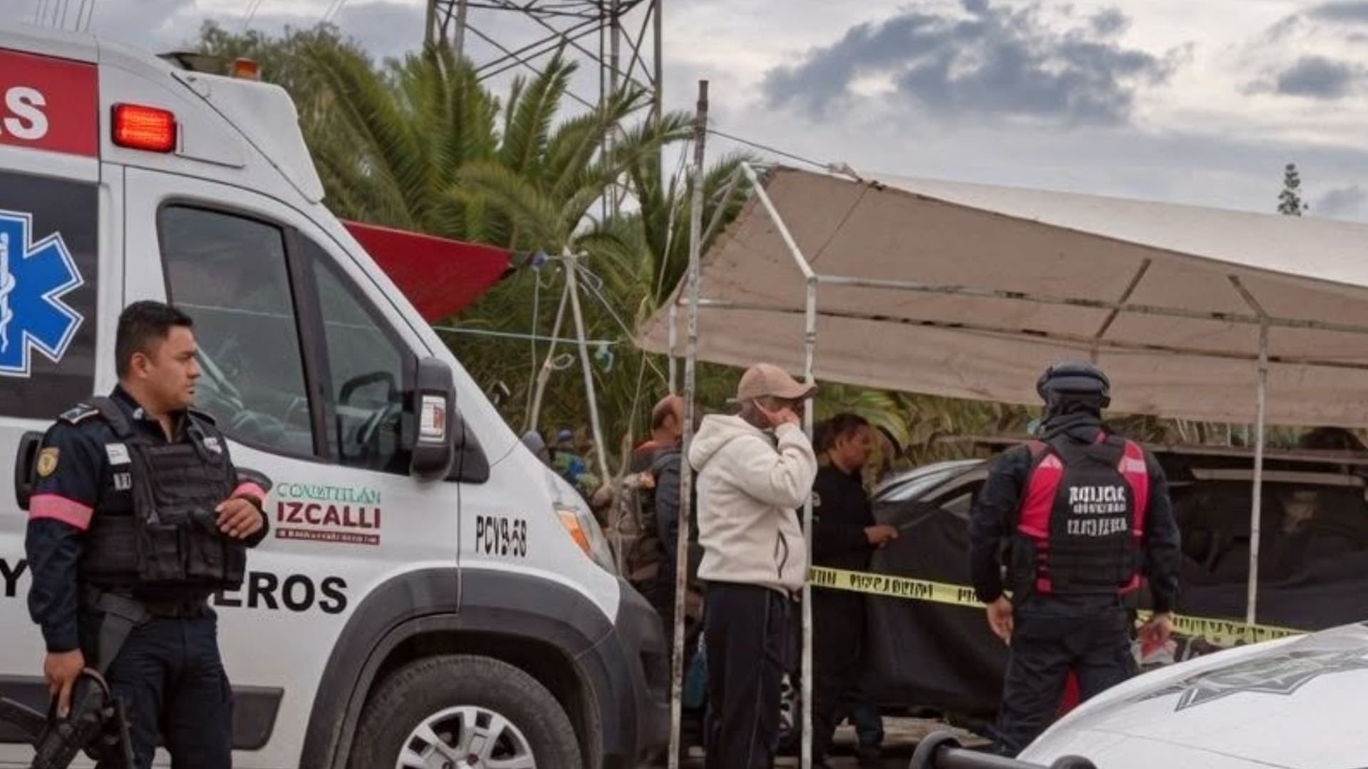 La balacera ocurrió en un tianguis en la zona de Nopaltepec