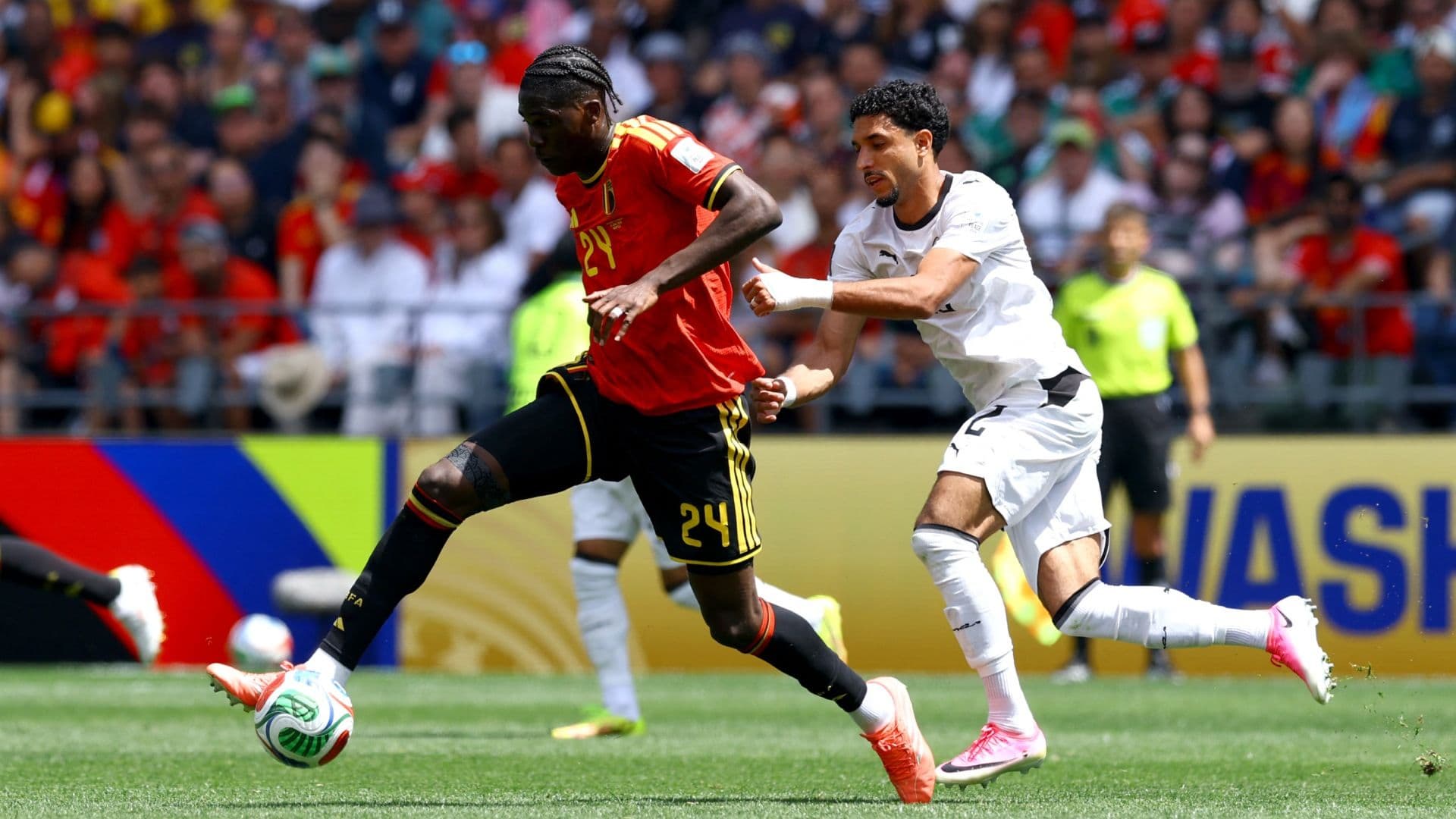 Bélgica y Egipto se enfrentaron en el Estadio Seattle, en Estados Unidos