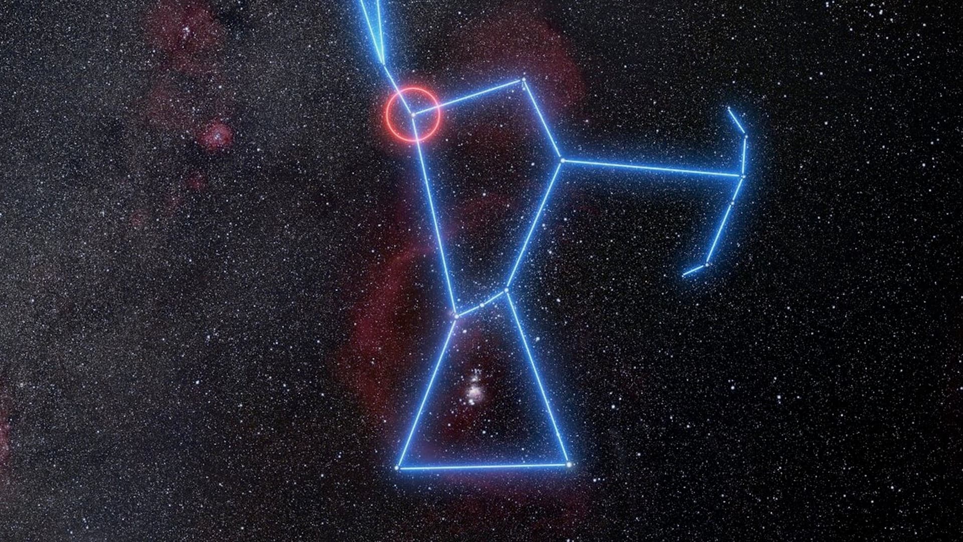 Betelgeuse, el hombro de Orión